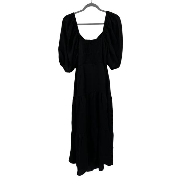 MINKPINK Audrey Cut Out Midi Dress in black Size L - Picture 10 of 11